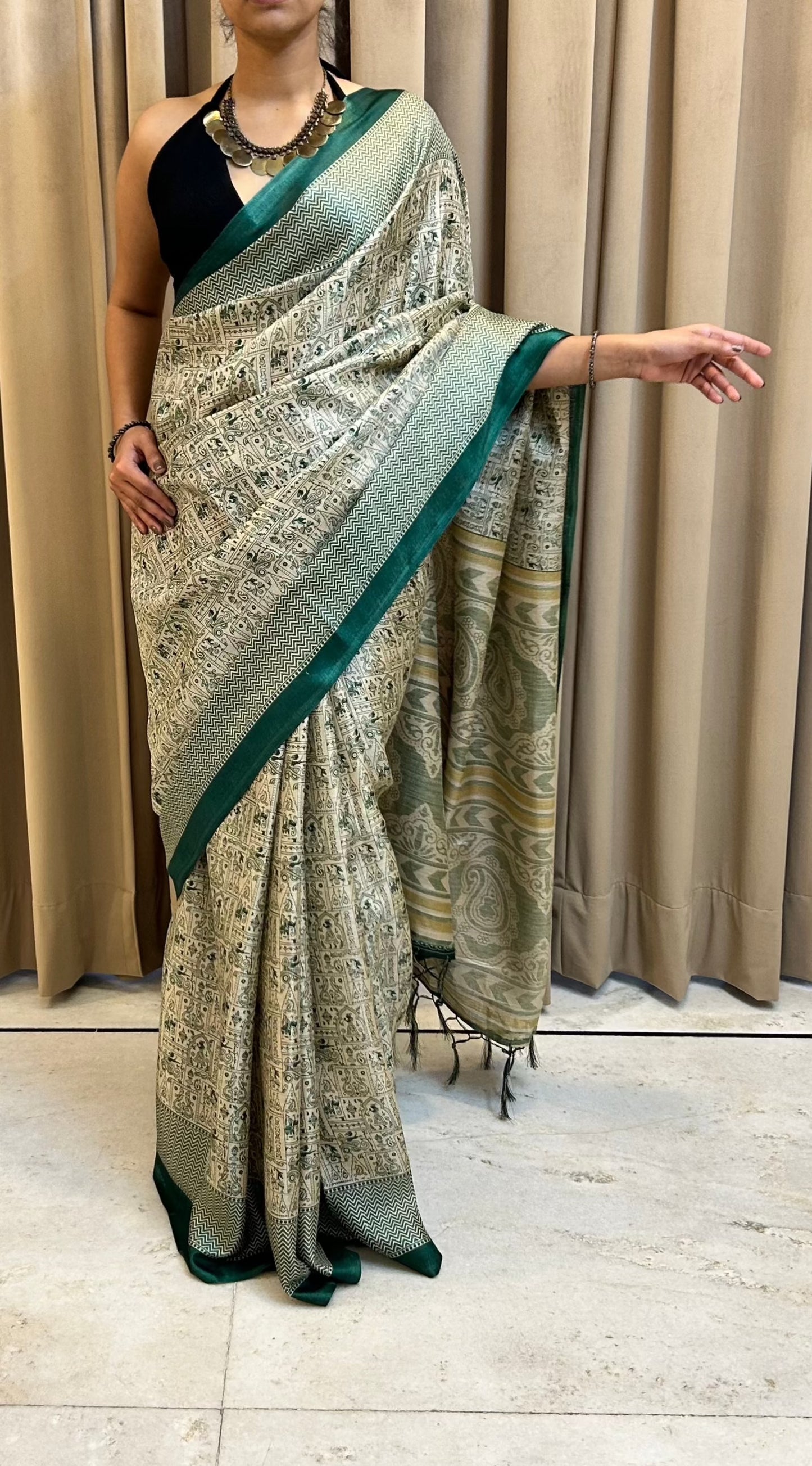 Noori Silk Blend Saree 106