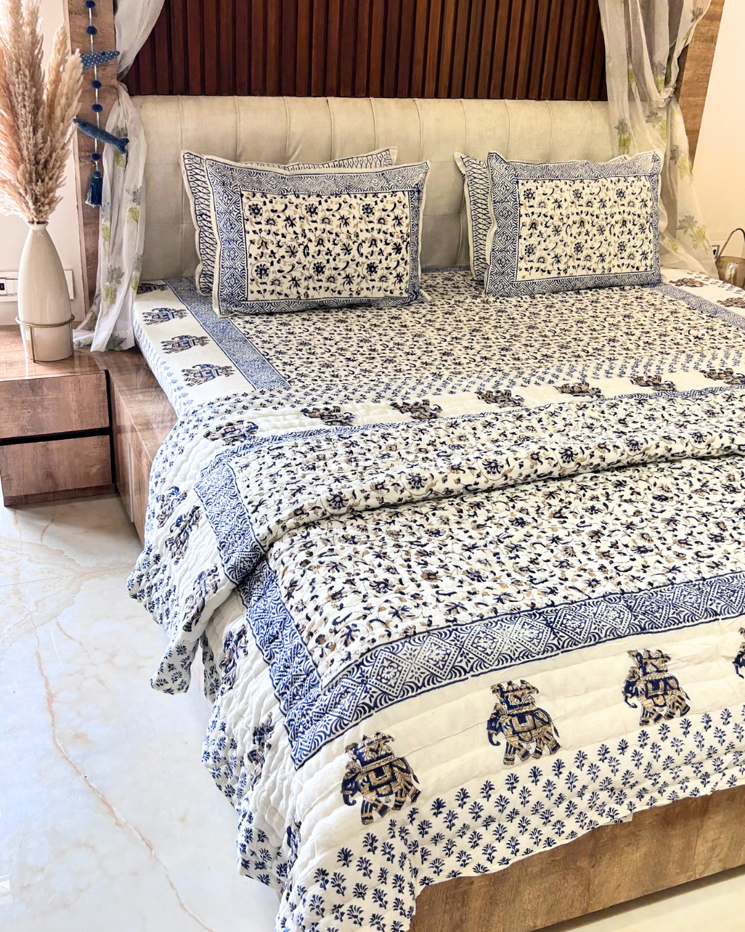 Royal Rajputana Non Reversible Bedsheet -108