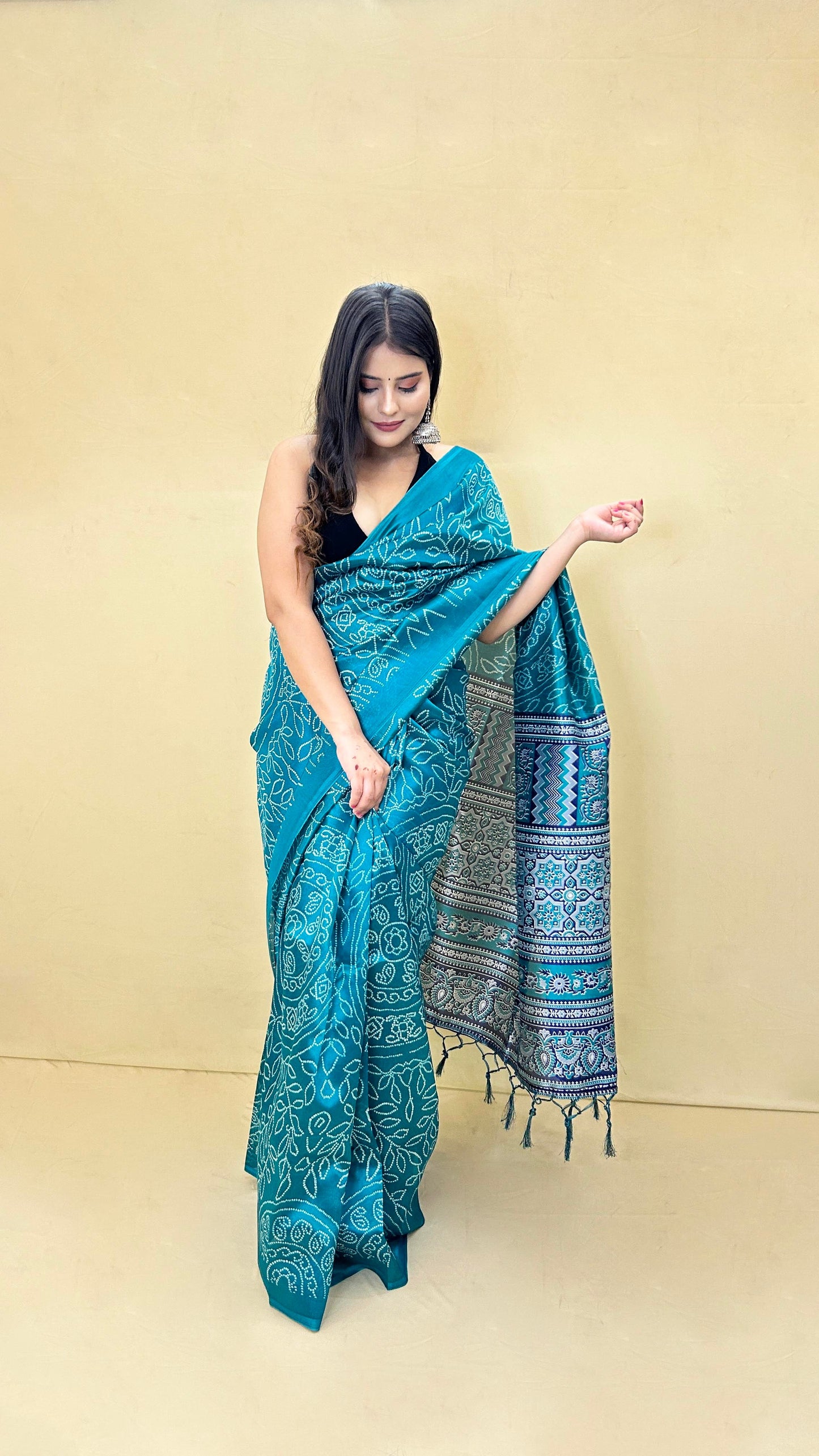 Festive Weaves Seagreen Silk Saree