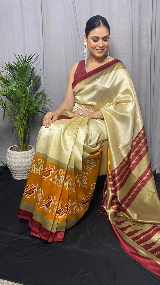 Border Patola Silk Saree