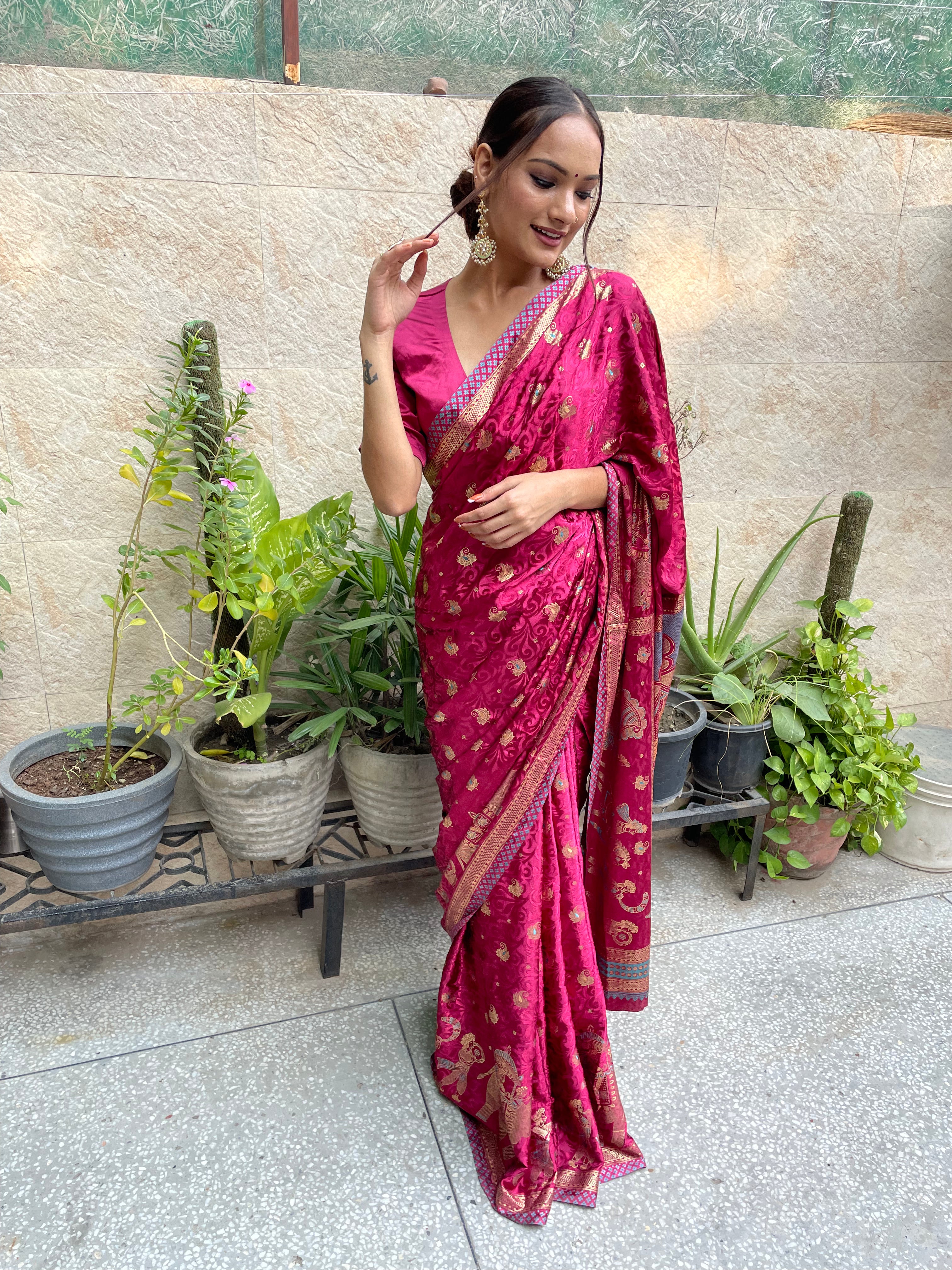 Rajputi saree best sale