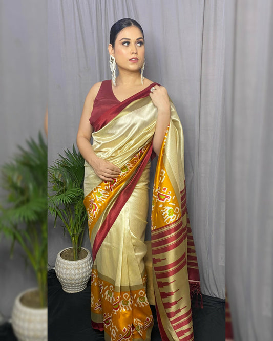 Border Patola Silk Saree